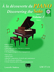 À la découverte du piano solo, vol. 2 (incl. CD)