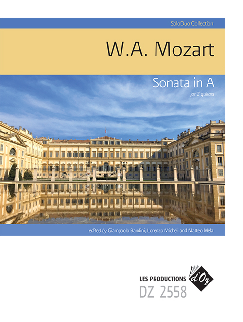 Aperçu du produitSonata in A, KV 331