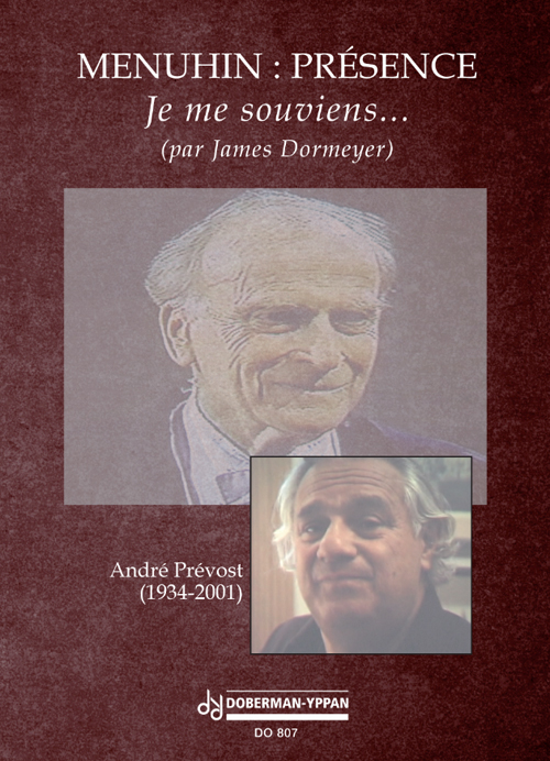 Menuhin : Présence, Je me souviens DVD