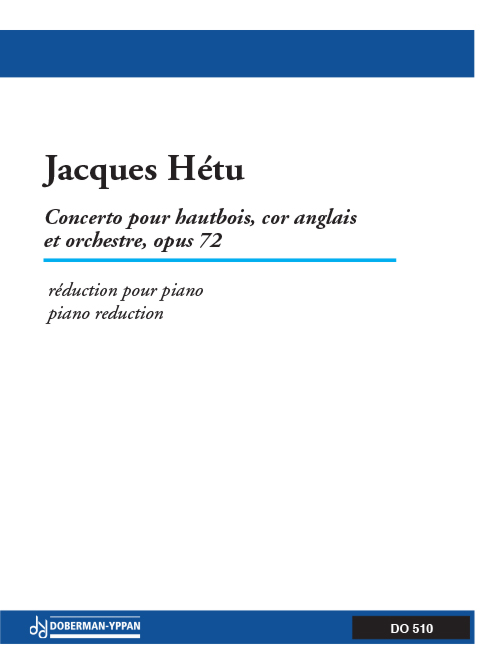 Concerto for oboe, english horn and orchestra, Opus 72 (piano reduction)