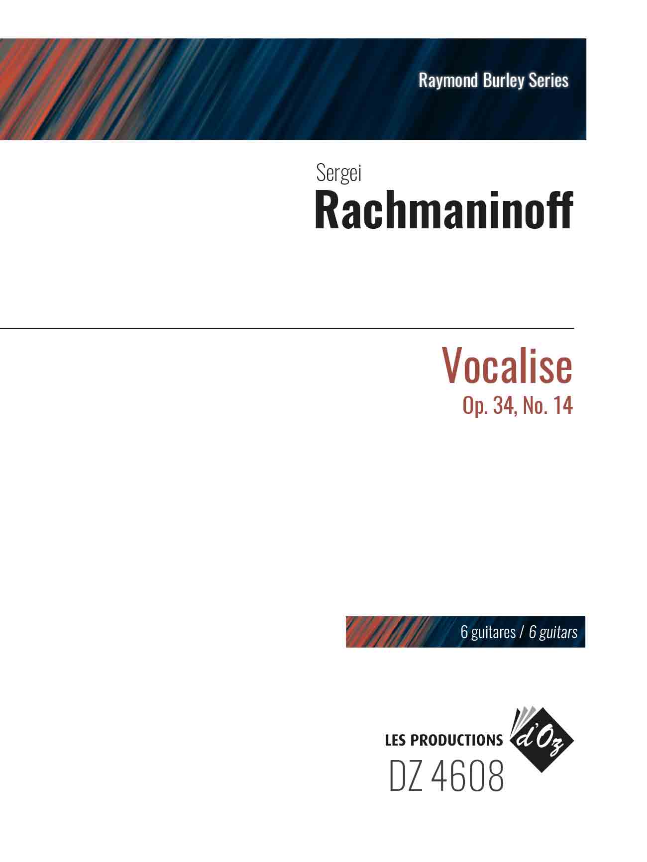 Aperçu du produitVocalise, Op. 34 No. 14