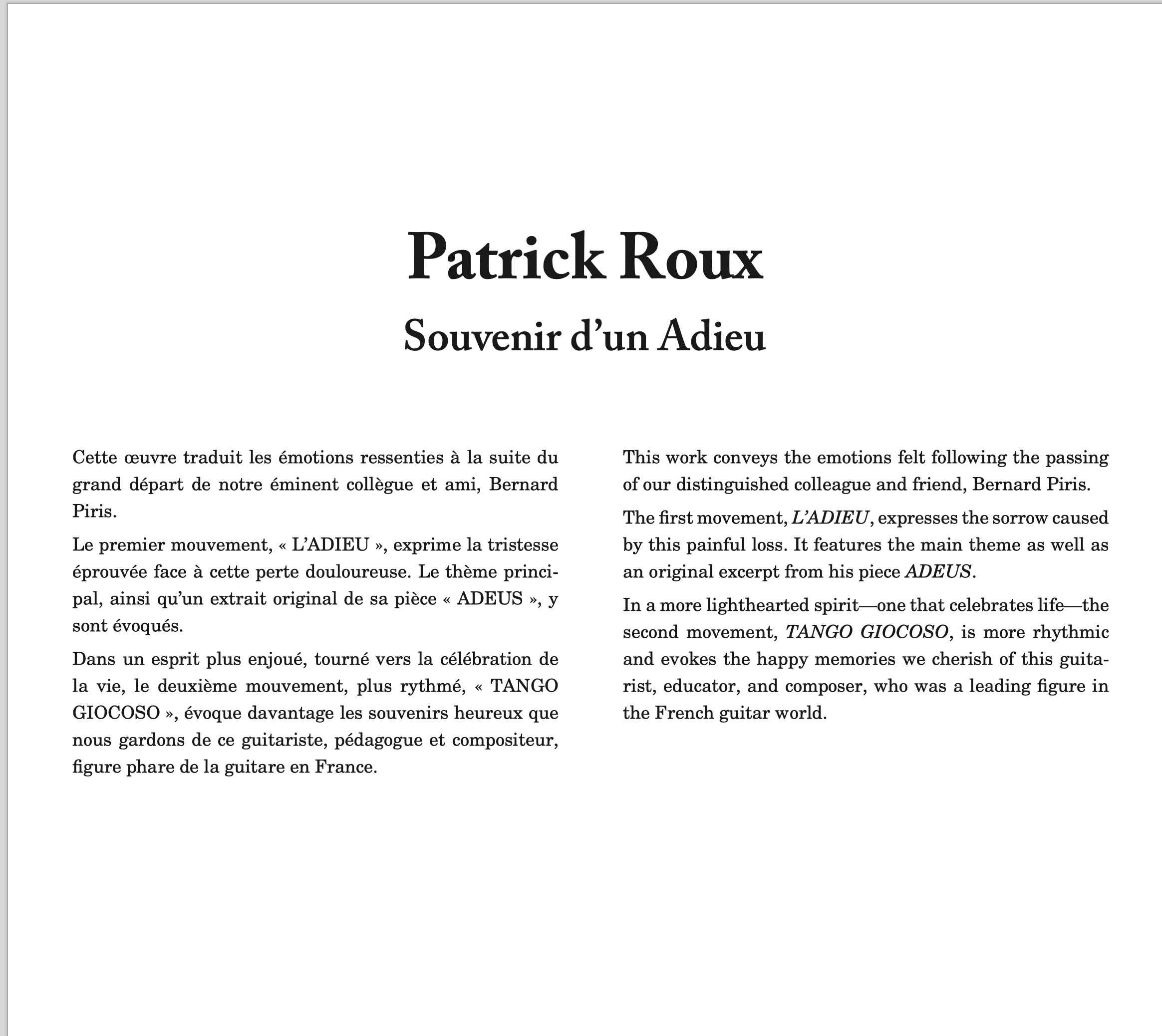 Product previewSouvenir d